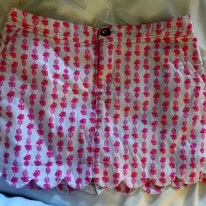Lilly Pulitzer Scallop Hem Skort